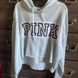 Teal cropped long sleeve